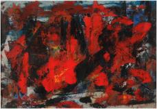 Abstraction, 1962, Oil, 12'' x 16¾''<span class="sold">sold</span>