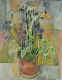 Flowers III, Huile sur toile, 30'' x 24''<span class="sold">vendu</span>