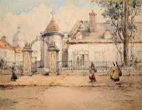 Chateau Ramezay, Watercolour on paper, 12'' x 15½''<span class="sold">sold</span>