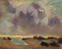 Début de tempête, Oil on panel, 4¾'' x 6''<span class="sold">sold</span>