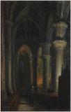 Intérieur de l'église St-Jacques, Huile sur toile, 25'' x 15''<span class="sold">vendu</span>