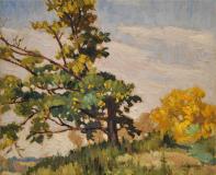 Early Fall, 1920, Huile sur panneau, 9¼'' x 11¼''<span class="sold">vendu</span>