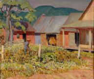 Farm near St-Jovite, Huile sur toile, 20'' x 24''<span class="sold">vendu</span>