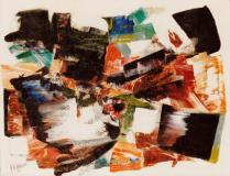 Le zingaro zinzolin, 1958, Huile sur toile, 35'' x 41¾''<span class="sold">vendu</span>