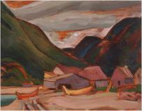 Gaspé, 1928, Huile sur panneau, '' x 9¾'' x 12¾''<span class="sold">vendu</span>