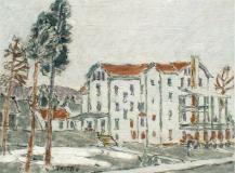 Glenmore Hotel, 1927, Huile sur toile, 12'' x 16''<span class="sold">vendu</span>