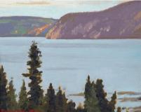 On the Saguenay, Huile sur panneau, 7'' x 9''<span class="sold">vendu</span>