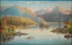 Lake Kunanee, Pastel on paper, 13'' x 20''<span class="sold">sold</span>