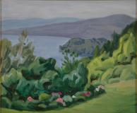 Lake Massawipi, Huile sir toile, 15'' x 18''<span class="sold">vendu</span>