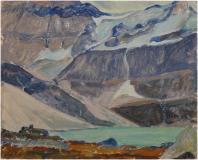 Lake Oesa, 1930, Huile sur panneau, 8½'' x 10½''<span class="sold">vendu</span>