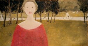 Après-midi dans le parc, 1976, Oil on canvas, 28'' x 52''<span class="sold">sold</span>