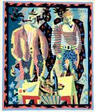 Les copains, 1948, Gouache on paper, 7¼'' x 6¼''<span class="sold">sold</span>