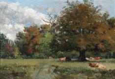 Study of a group of trees, Oil on panel, 6¼'' x 9¼''<span class="sold">sold</span>