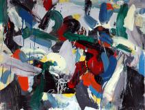 Autour du monde, 1959, Oil on canvas, 20'' x 26''<span class="sold">sold</span>