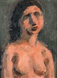 Portrait, 1941, Huile sur panneau, 7¾'' x 5¾''<span class="sold">vendu</span>