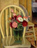 Flowers in green jug, 1941, Huile sur toile, 28'' x 22''<span class="sold">vendu</span>