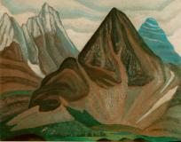 Rockies, Huile sur panneau, 10¾'' x 14''<span class="sold">vendu</span>