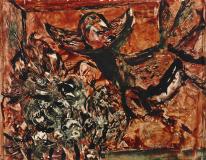 Les nids dévastés, 1951, Oil on panel, 10½'' x 13¼''<span class="sold">sold</span>