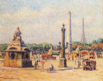 Place de la Concorde, Paris, 1920, Oil on panel, 13'' x 16''<span class="sold">sold</span>