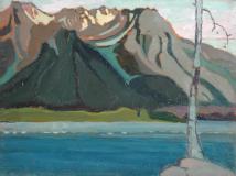 Skeena River, 1927, Huile sur panneau, 9'' x 12''<span class="sold">vendu</span>