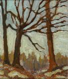 Yorkmills woods, 1923, Huile sur panneau, 9¼'' x 8½''<span class="sold">vendu</span>